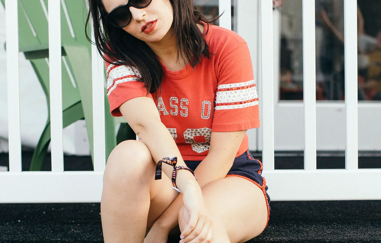 Photo wallpaper singer, photoshoot, 2015, Charli XCX, Lollapalooza