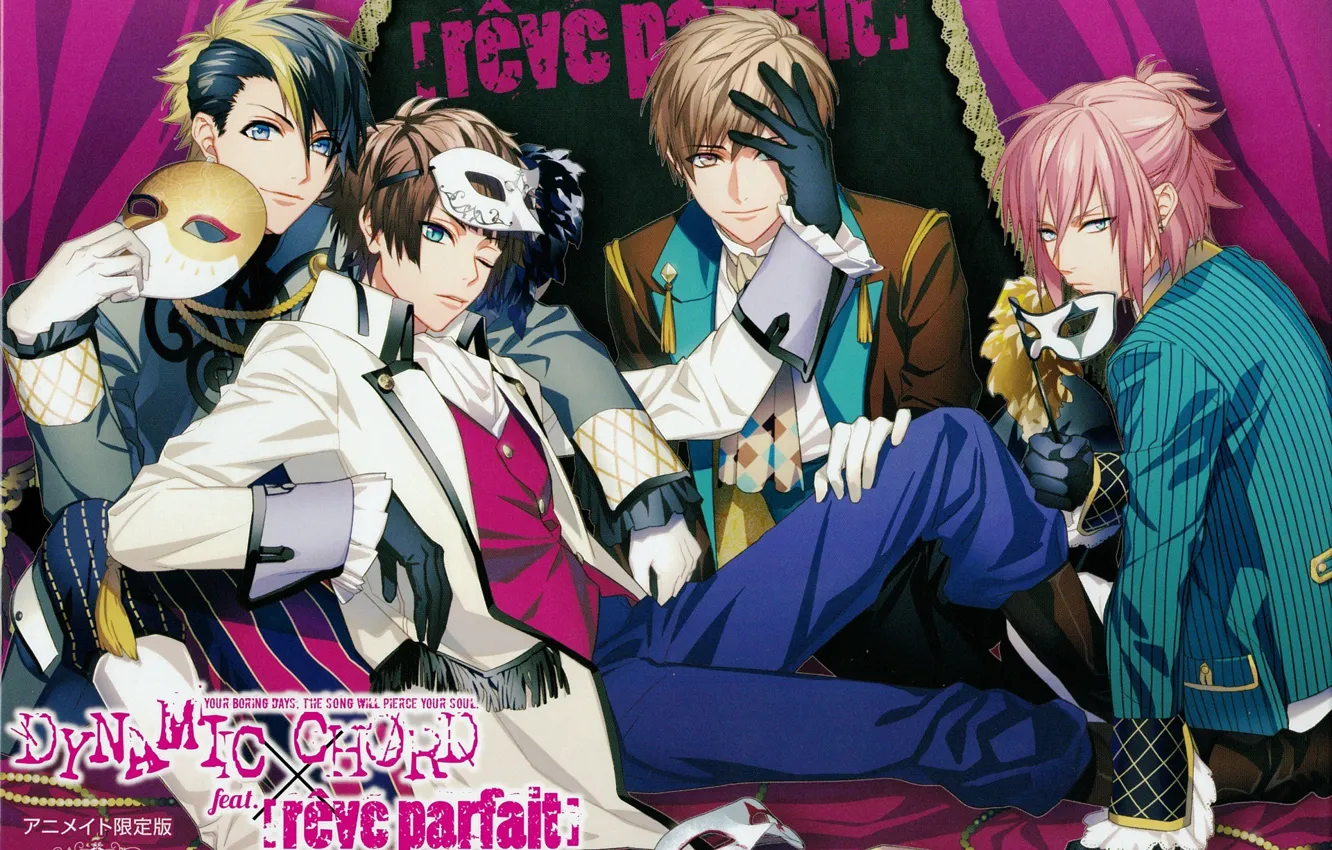 Photo wallpaper the game, group, anime, guys, Dynamic Chord