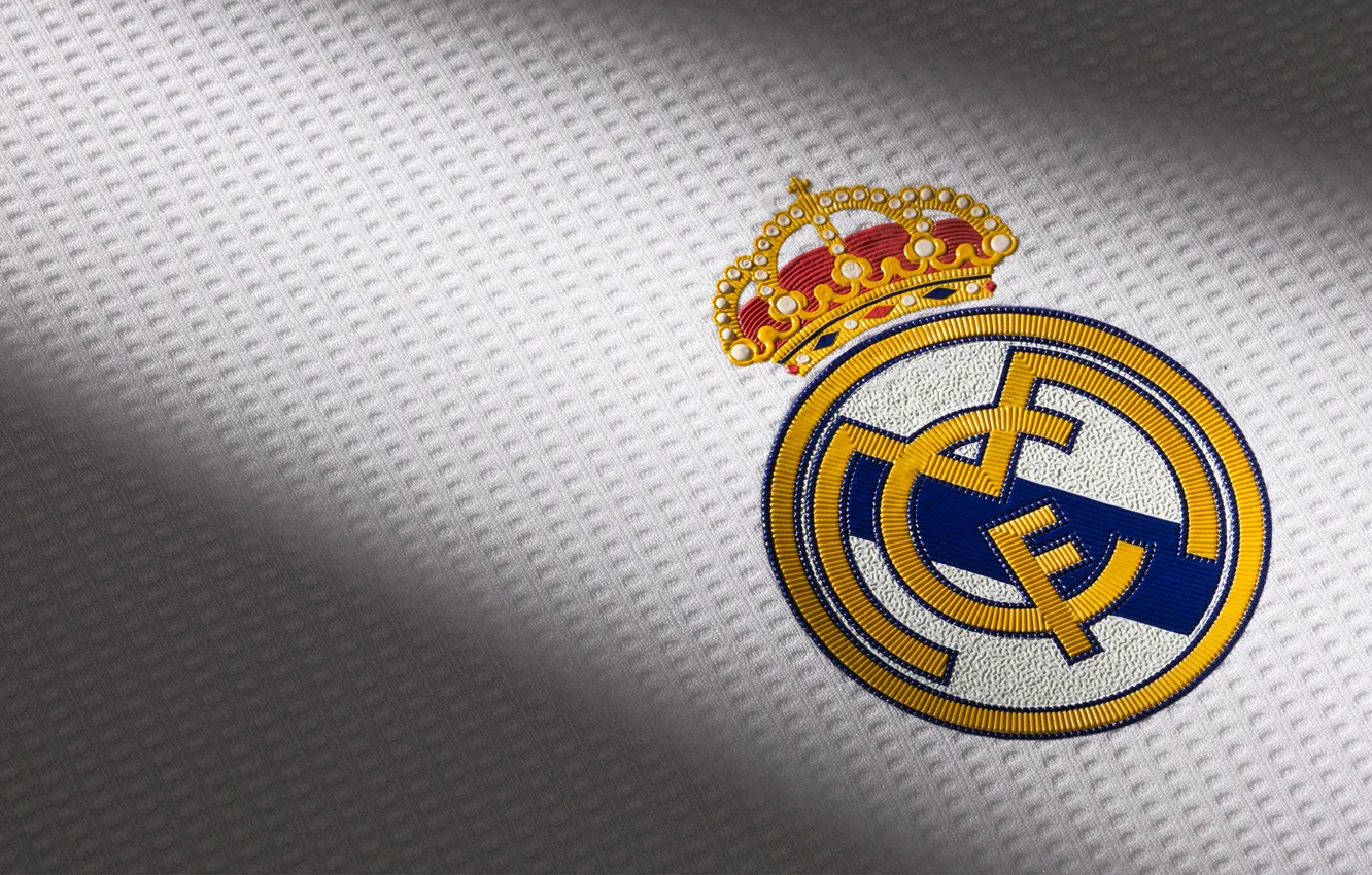 Photo wallpaper wallpaper, sport, logo, football, Real Madrid CF