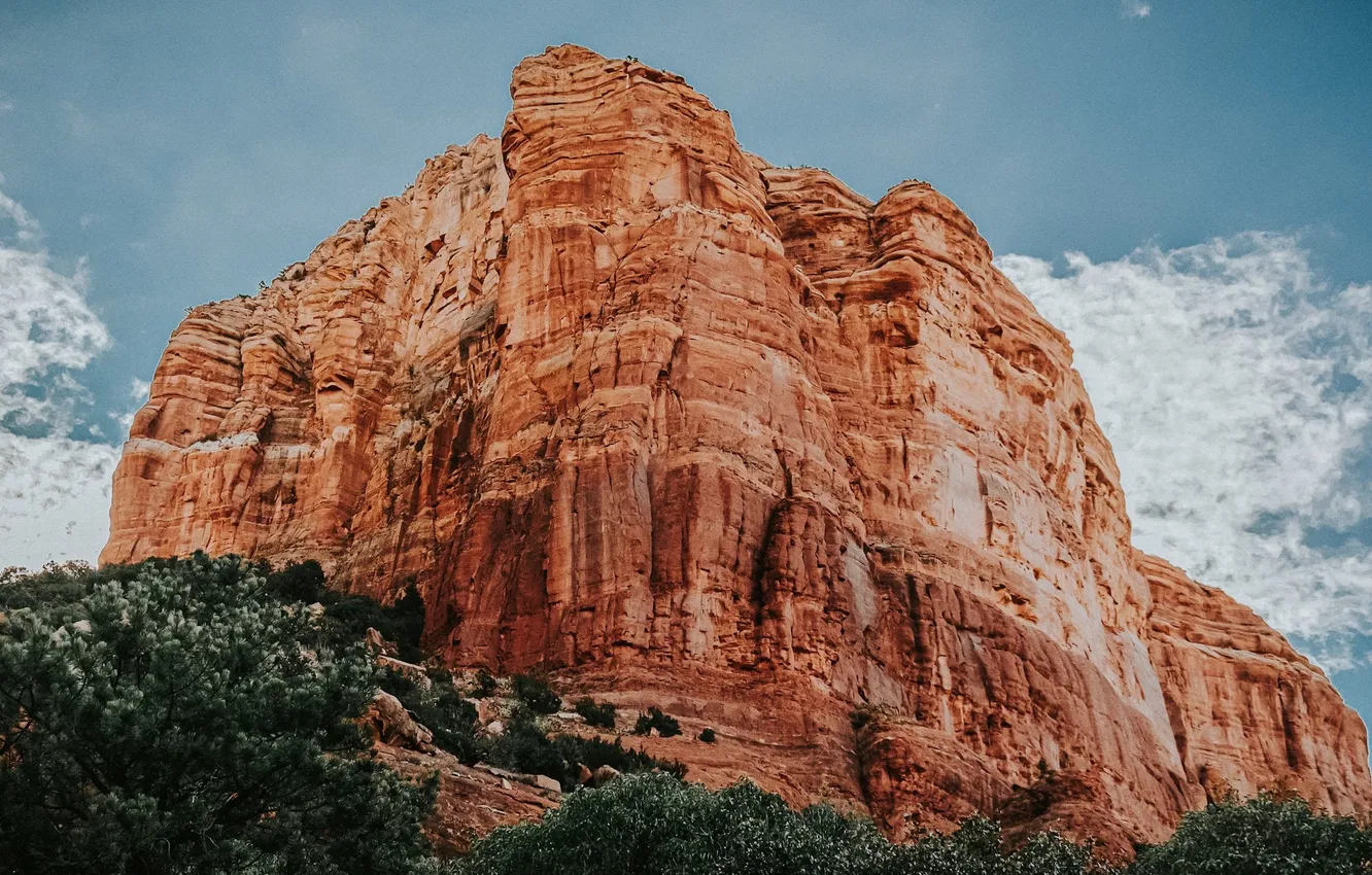 Photo wallpaper USA, rocks, Sedona's red rocks