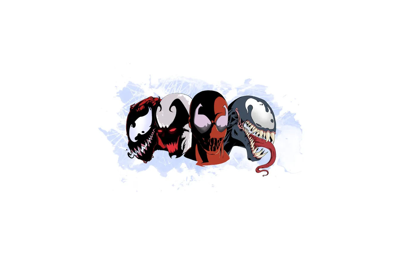 Photo wallpaper marvel, venom, carnage, venom, symbiote, toxin, carnage, the symbiote