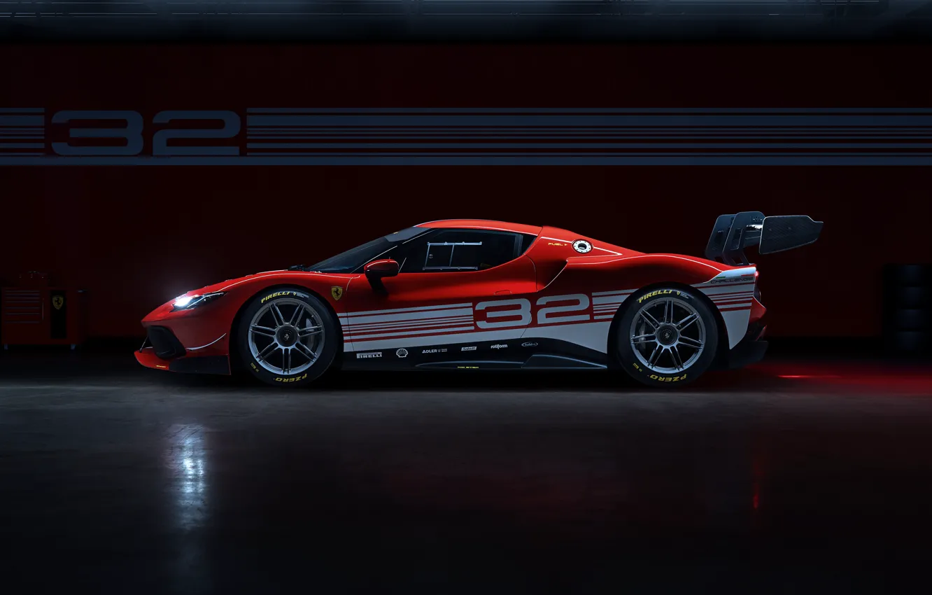 Photo wallpaper Beautiful car, Ferrari Sport, Ferrari Car, Super Sport Ferrari, Ferrari 296 Challenge, Ferrari Models