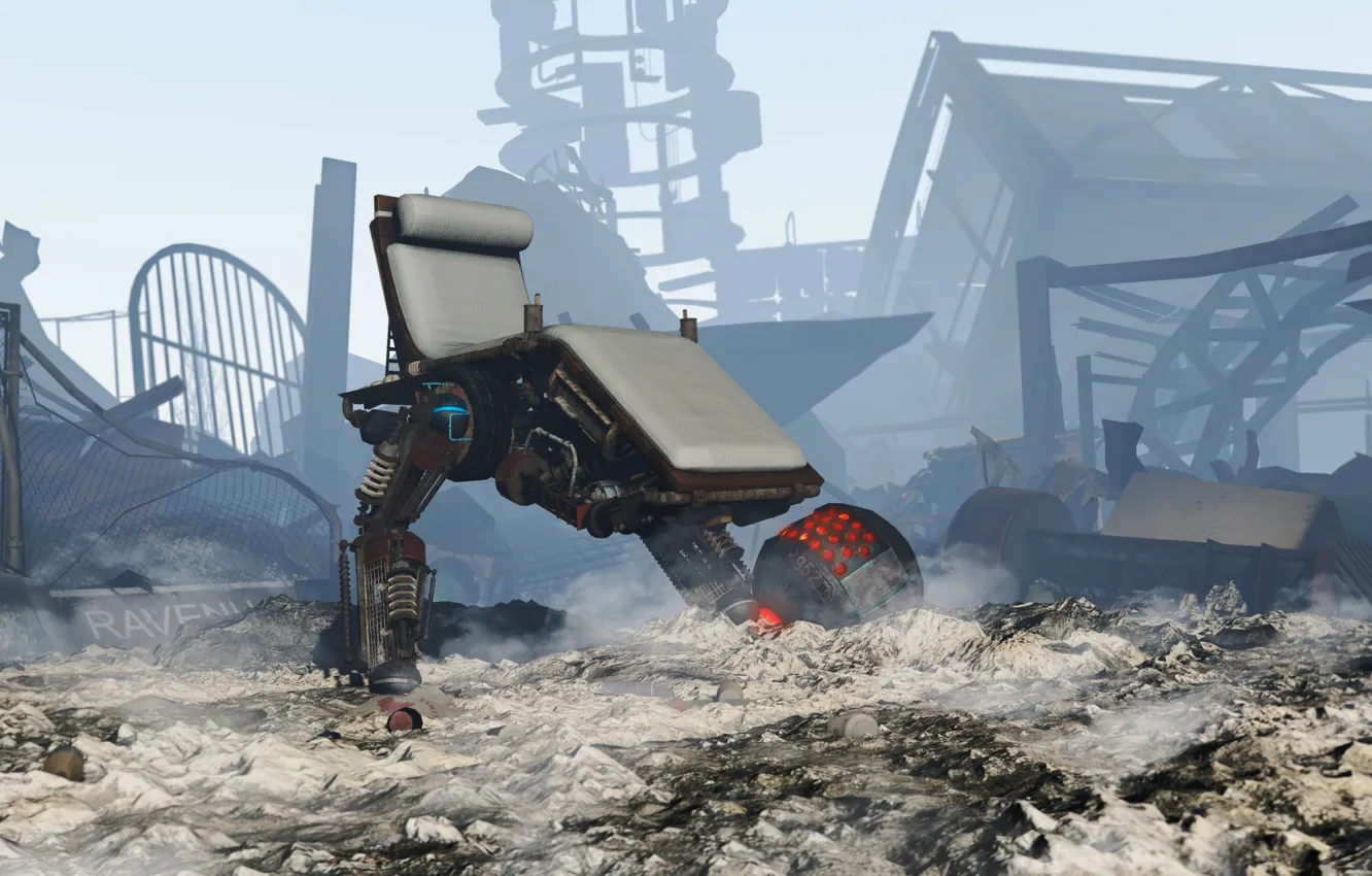 Photo wallpaper destruction, unit, Gmod