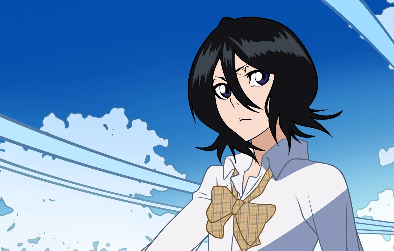 Photo wallpaper look, girl, anime, Bleach, Bleach, Rukia