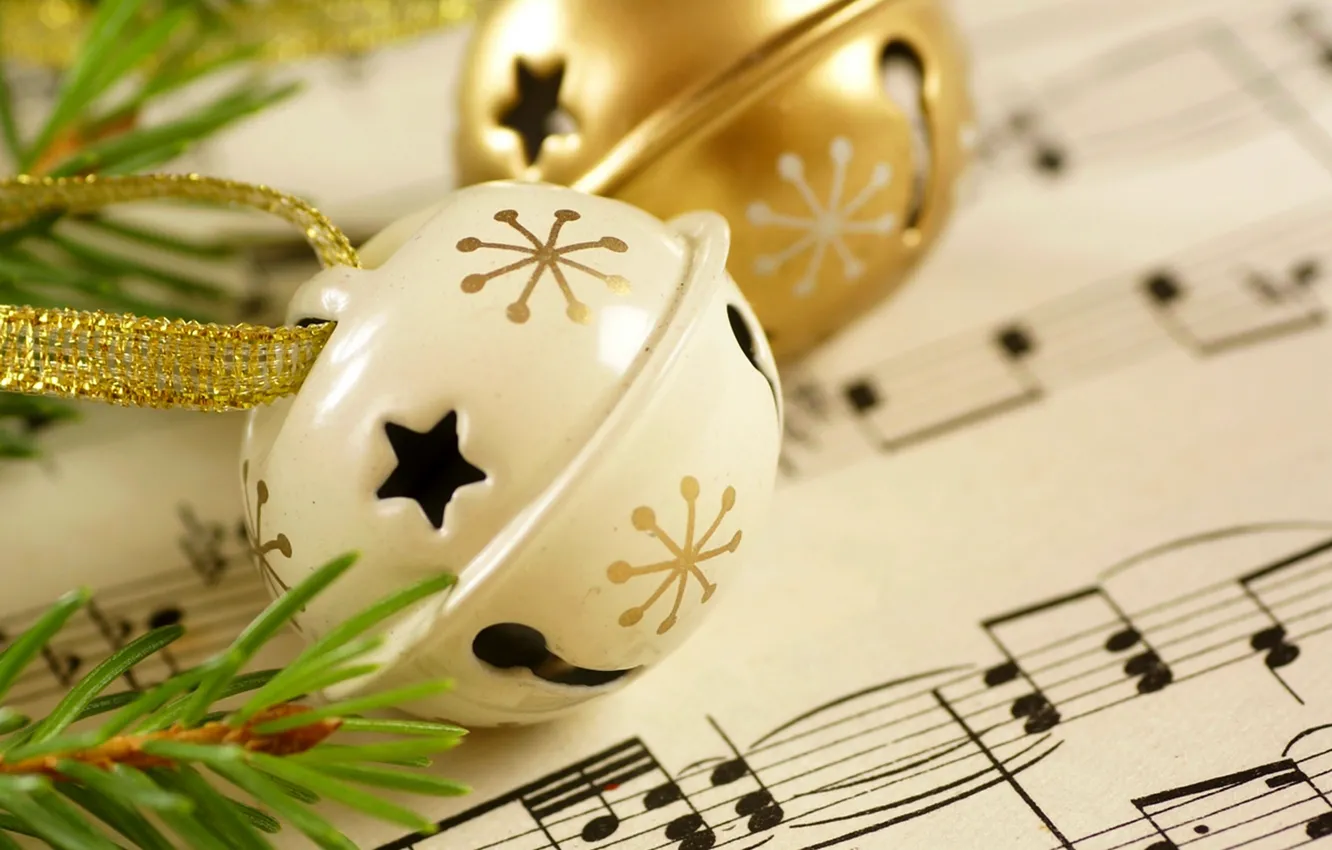 Photo wallpaper winter, music, holiday, music, Happy New Year, winter, Merry Christmas, holiday