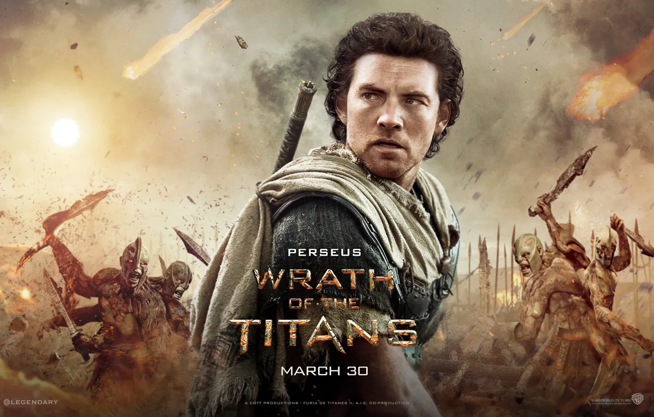 Photo wallpaper the film, man, Wrath of the titans, Percy