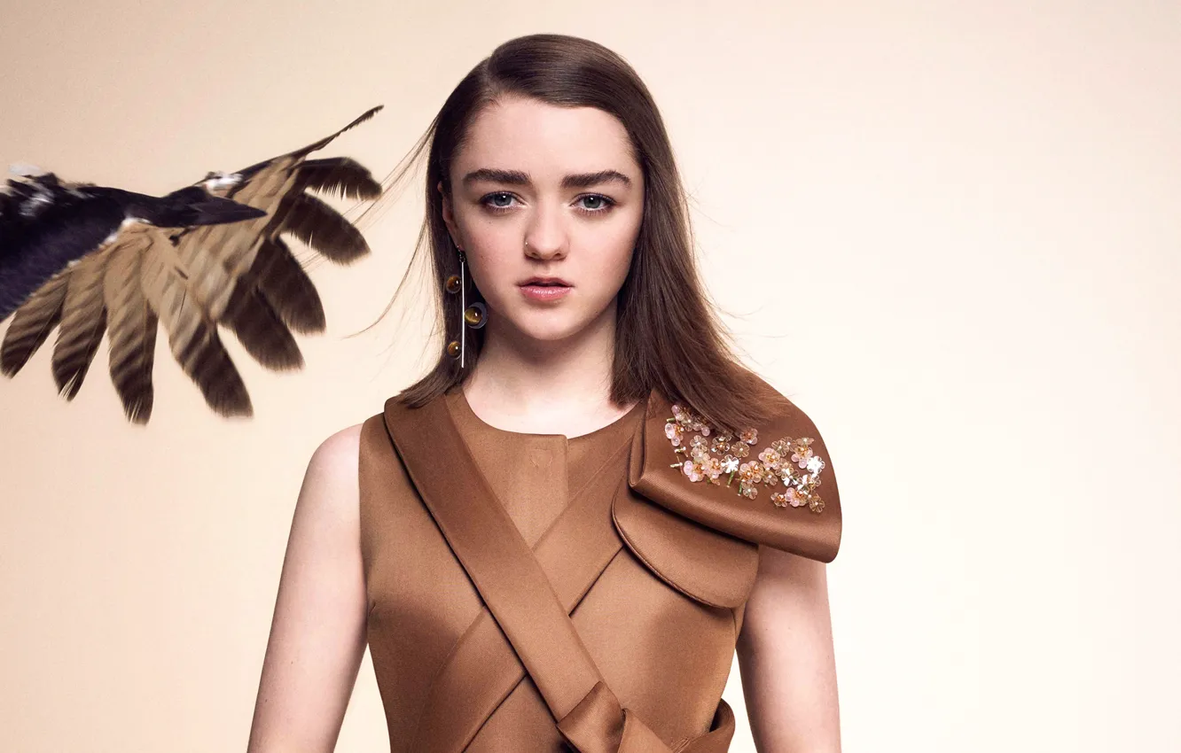 Photo wallpaper InStyle, Maisie Williams, Maisie Williams