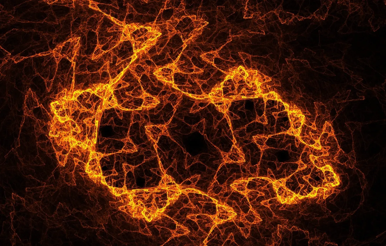 Photo wallpaper space, nebula, abstraction