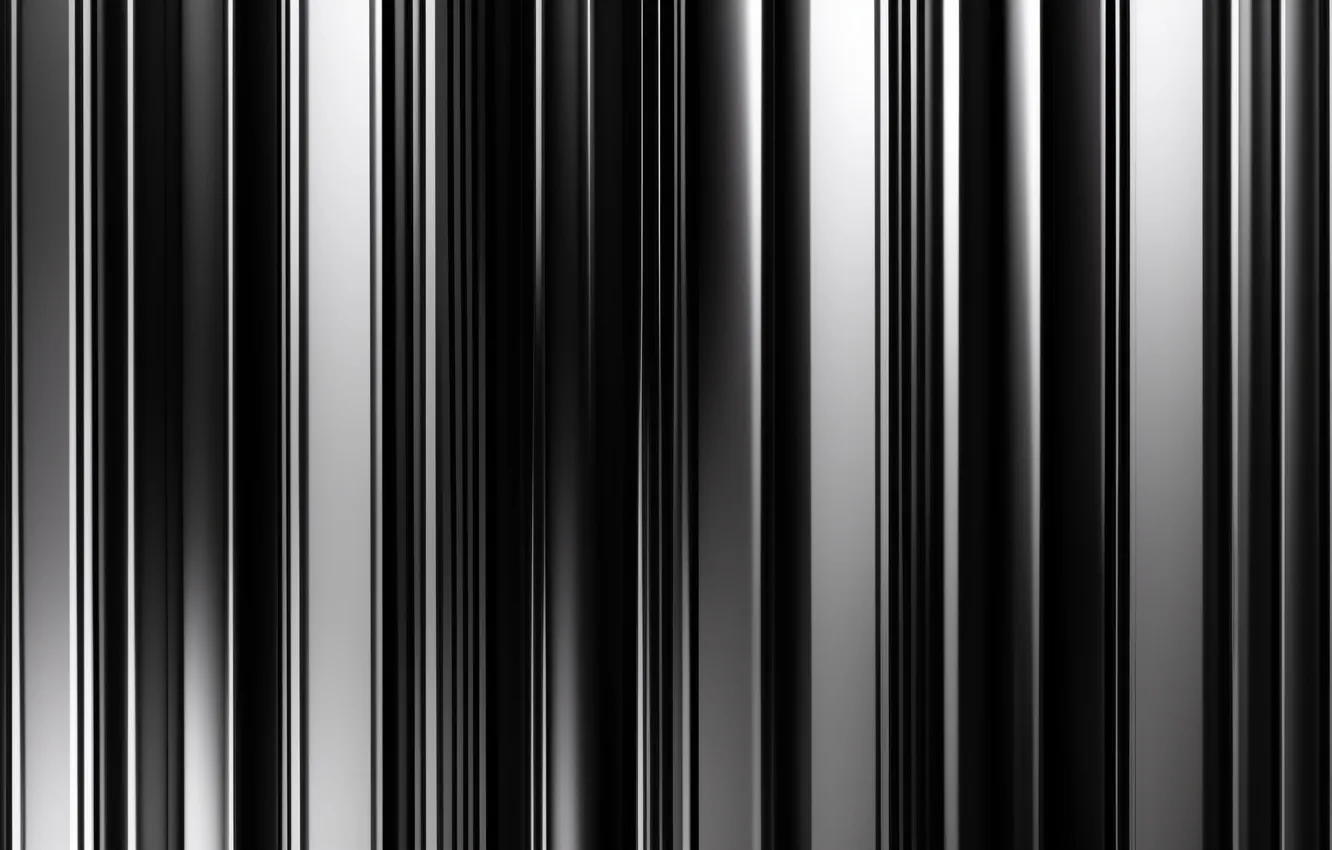 Photo wallpaper Silver, Black Color, silver, stripes, Wallpaper, black, silver, beautiful background