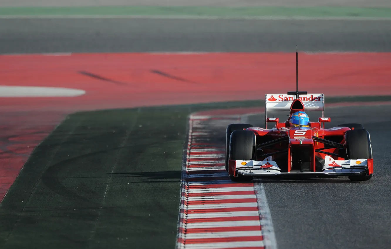 Photo wallpaper Ferrari, alonso, Alonso, f2012