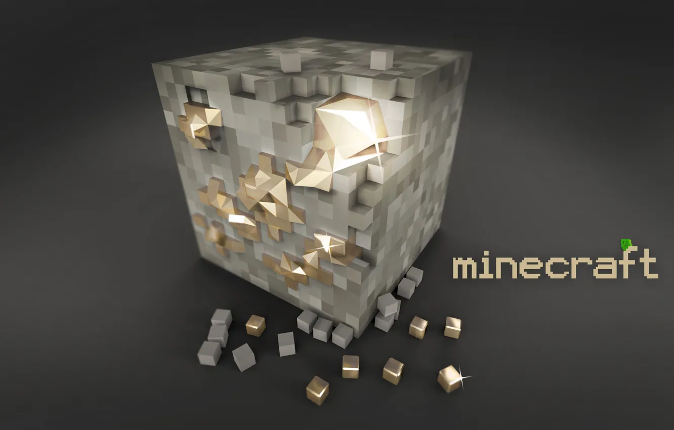 Photo wallpaper cubes, minecraft, unit