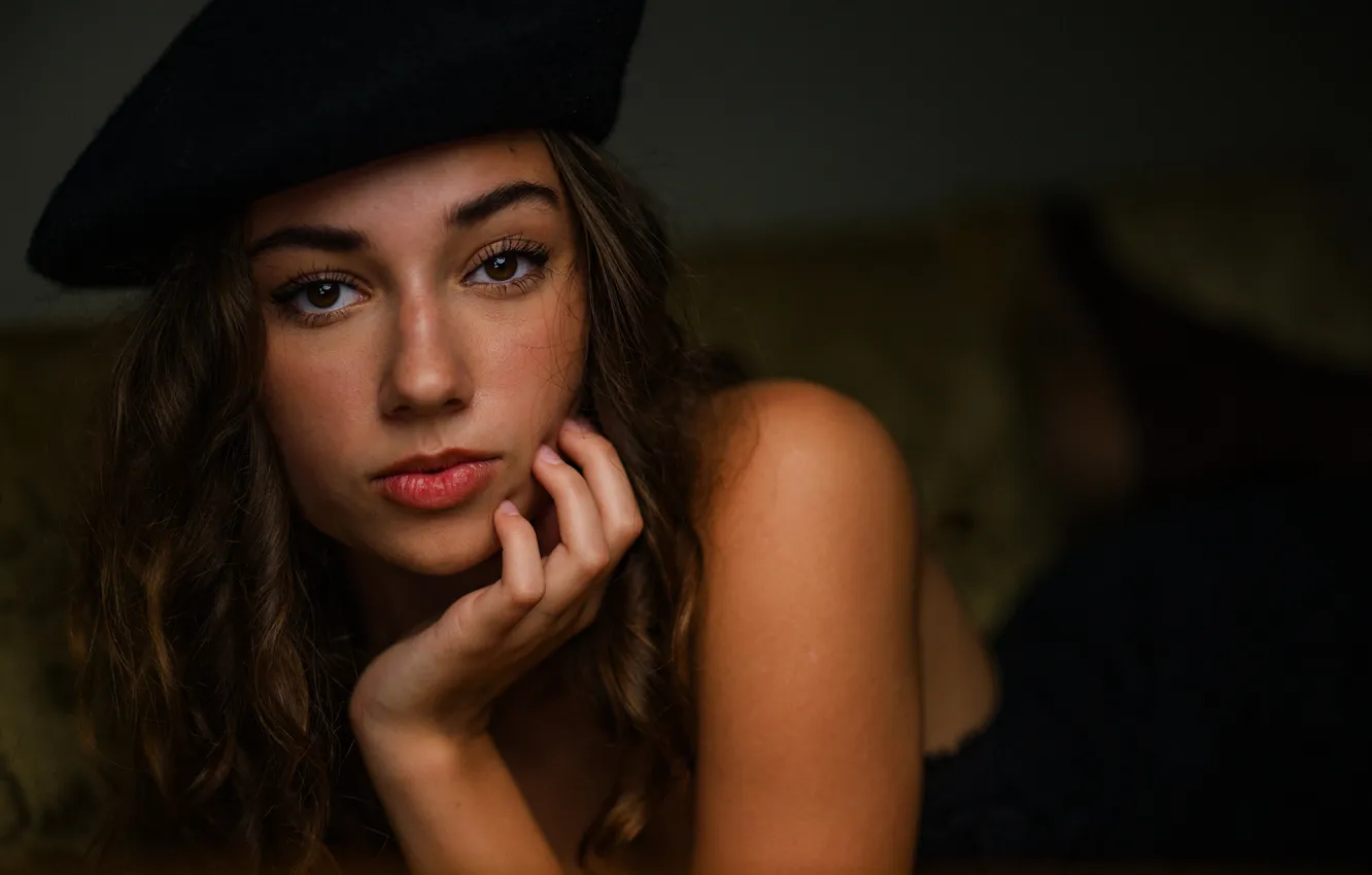 Photo wallpaper look, girl, takes, Adele