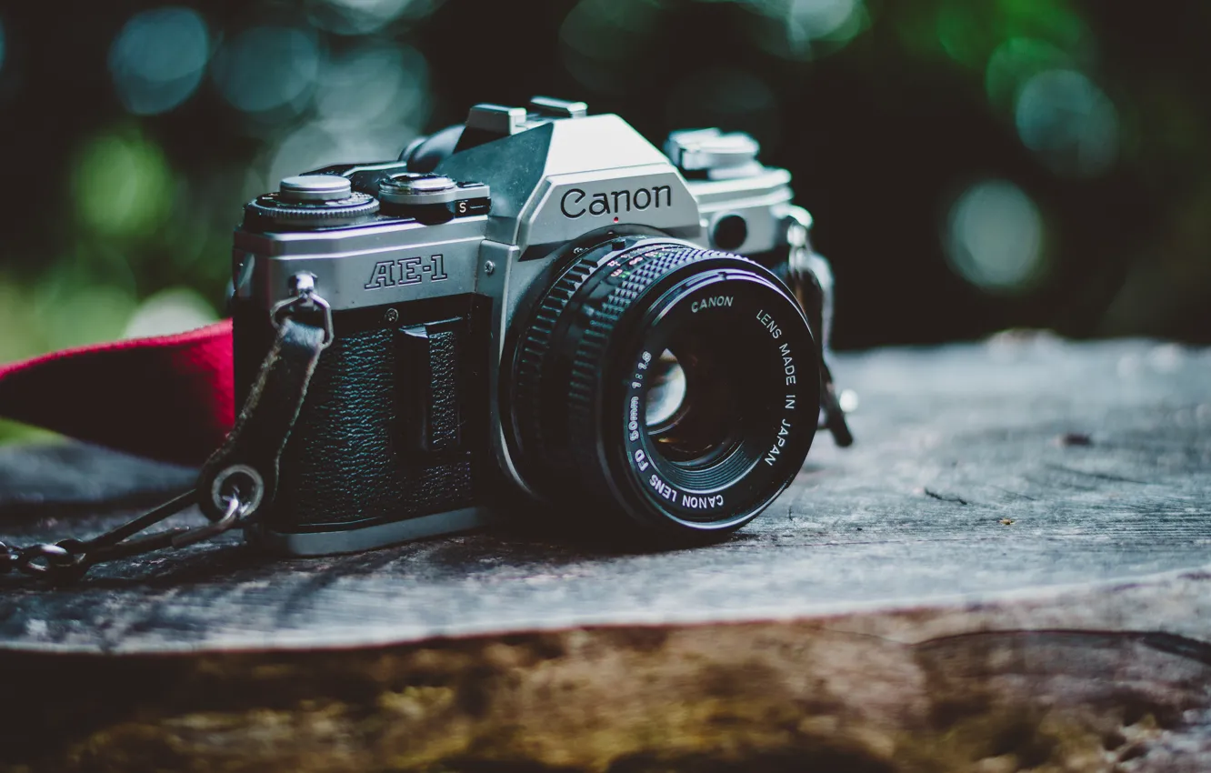 Photo wallpaper macro, background, camera, Canon