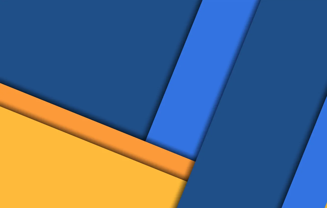 Photo wallpaper line, blue, yellow, blue, design, color, material