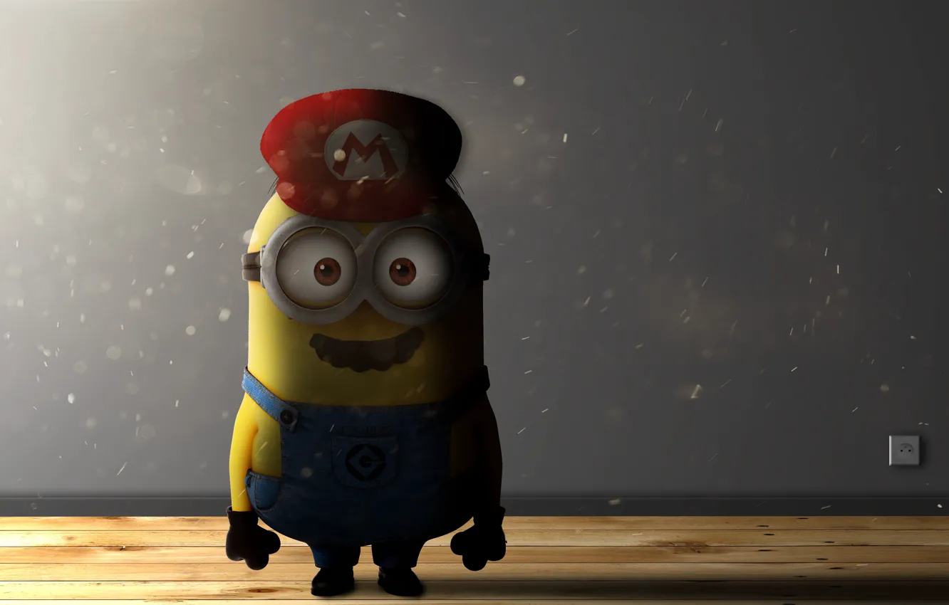 Photo wallpaper Mario, interior, Minion, wear, dreampiks