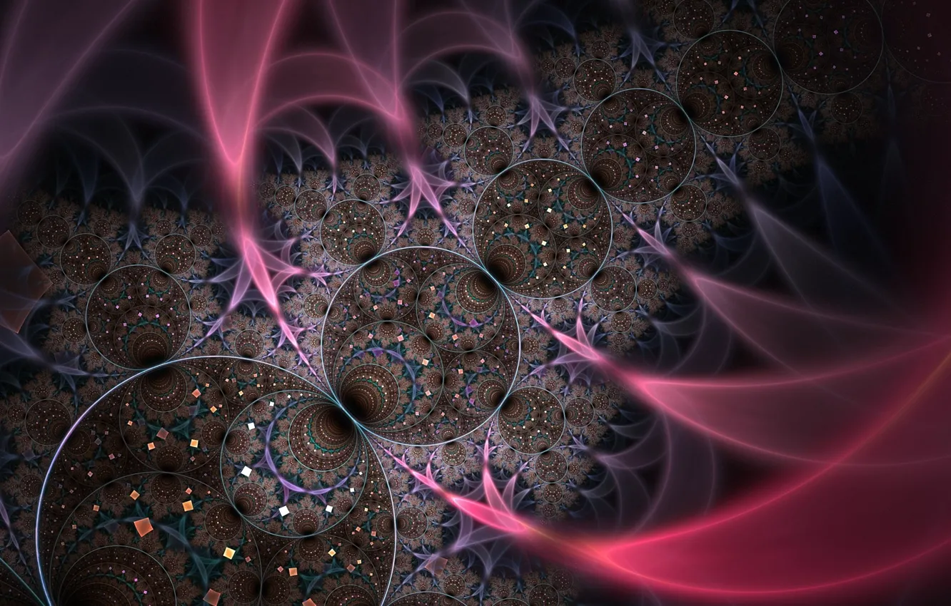 Photo wallpaper pattern, fractal