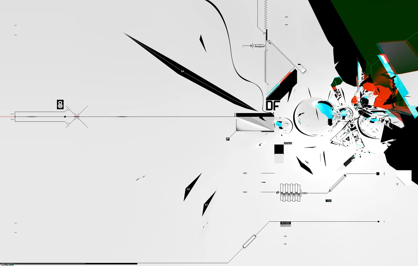 Photo wallpaper trance, AMPLIFIER404, abstract, wide, space, universe