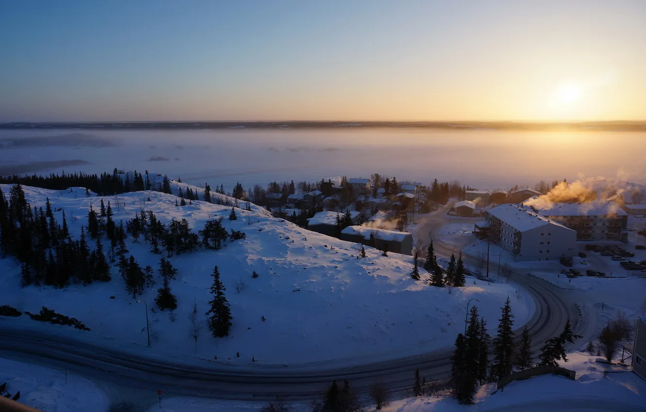 Photo wallpaper Canada, Yellowknife, Northwest Territories