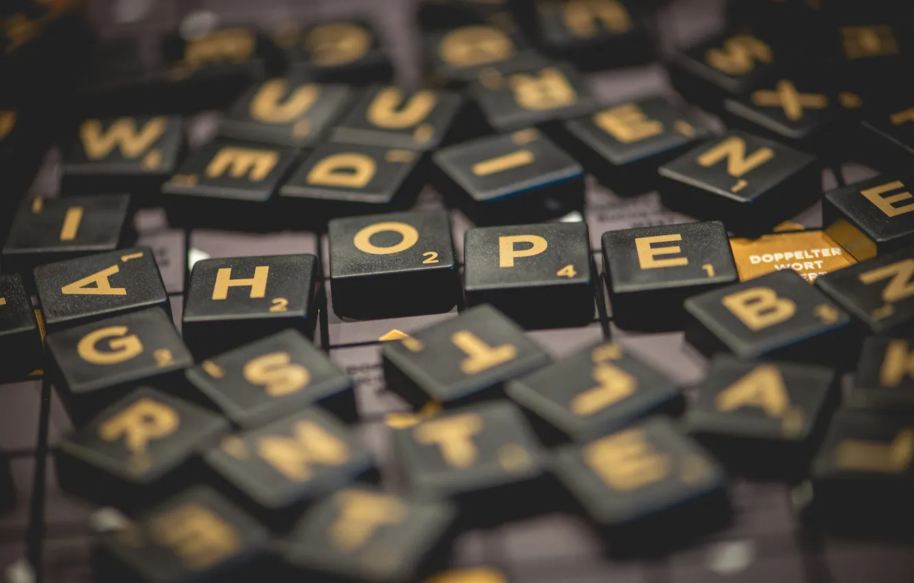 Photo wallpaper gold, black, yellow, hope