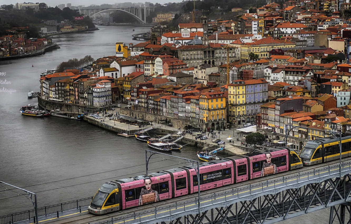 Photo wallpaper the city, Portugal, Porto