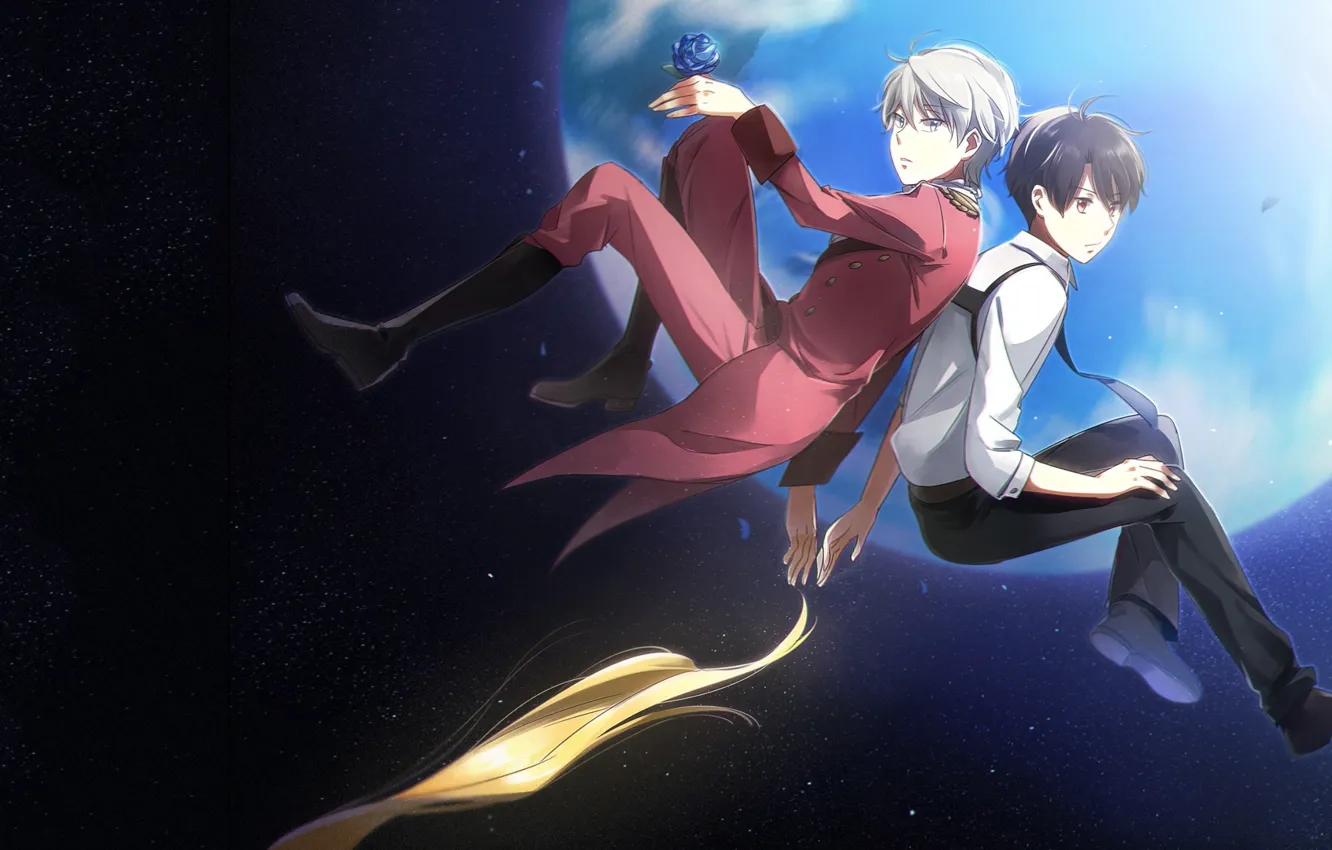 Photo wallpaper space, anime, art, guy, Aldnoah Zero, Slane, The ins