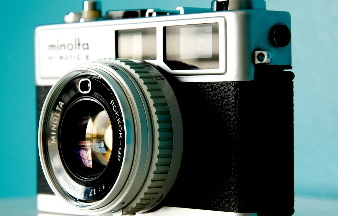 Photo wallpaper macro, the camera, lens, Minolta