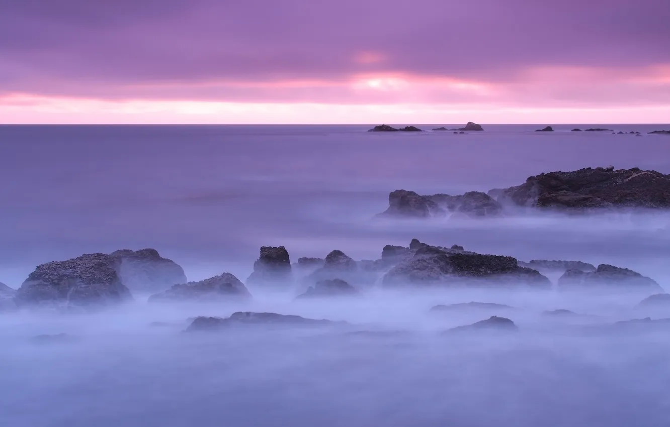 Photo wallpaper sea, water, landscape, nature, stones, the ocean, photo of the sea