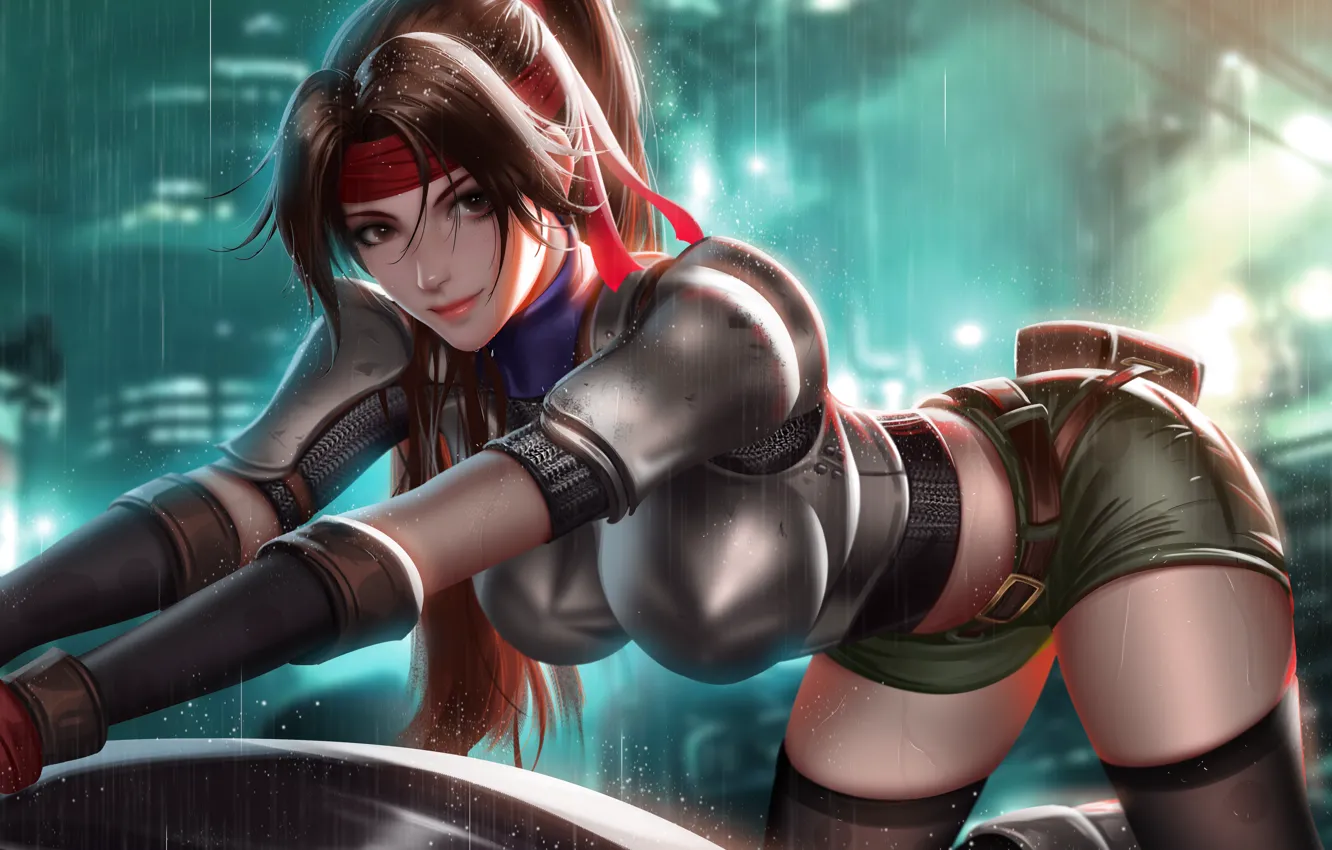 Photo wallpaper girl, the game, Final Fantasy