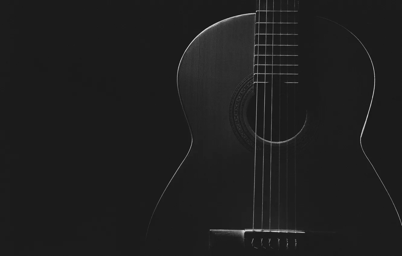 Photo wallpaper music, background, guitar