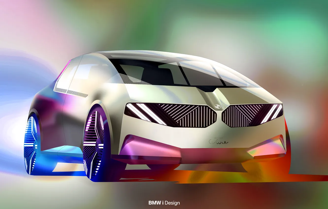 Photo wallpaper Concept, BMW, The concept, 2021, BMW i Vision Circular, Compact EV, The city car of …