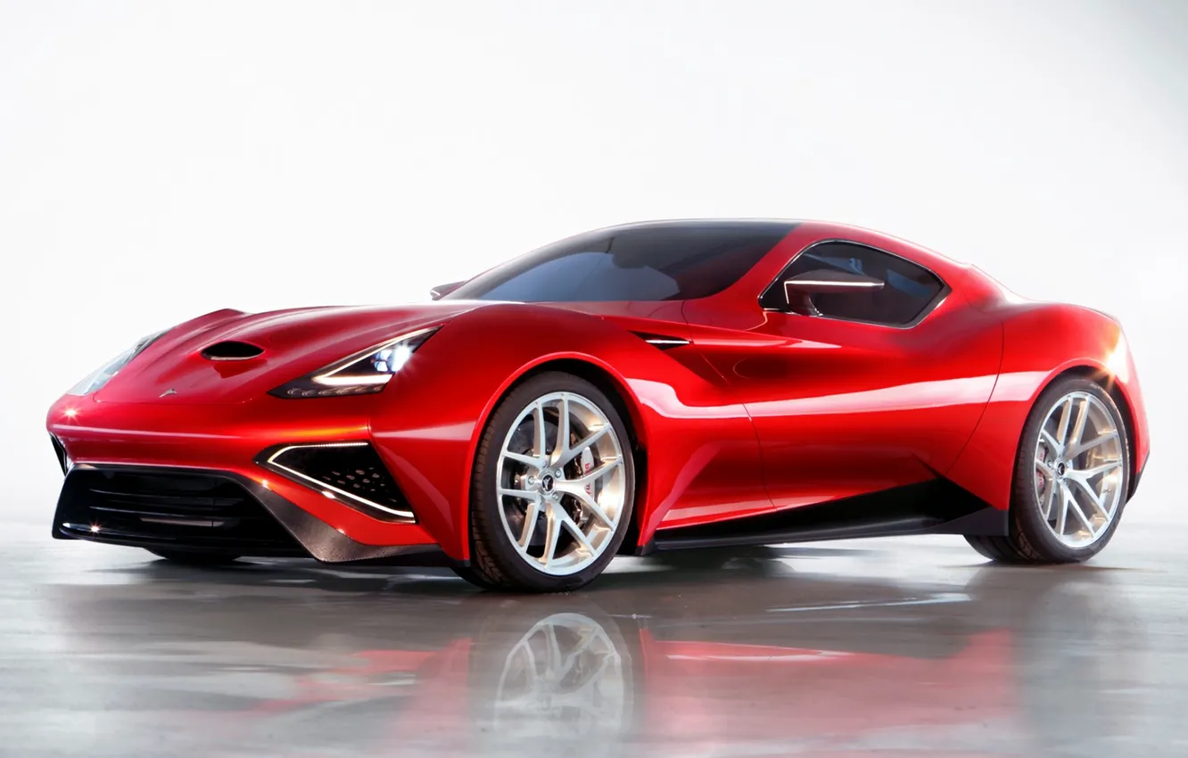 Photo wallpaper supercar, the front, Icon, Vulcano, Vulcan, Icona