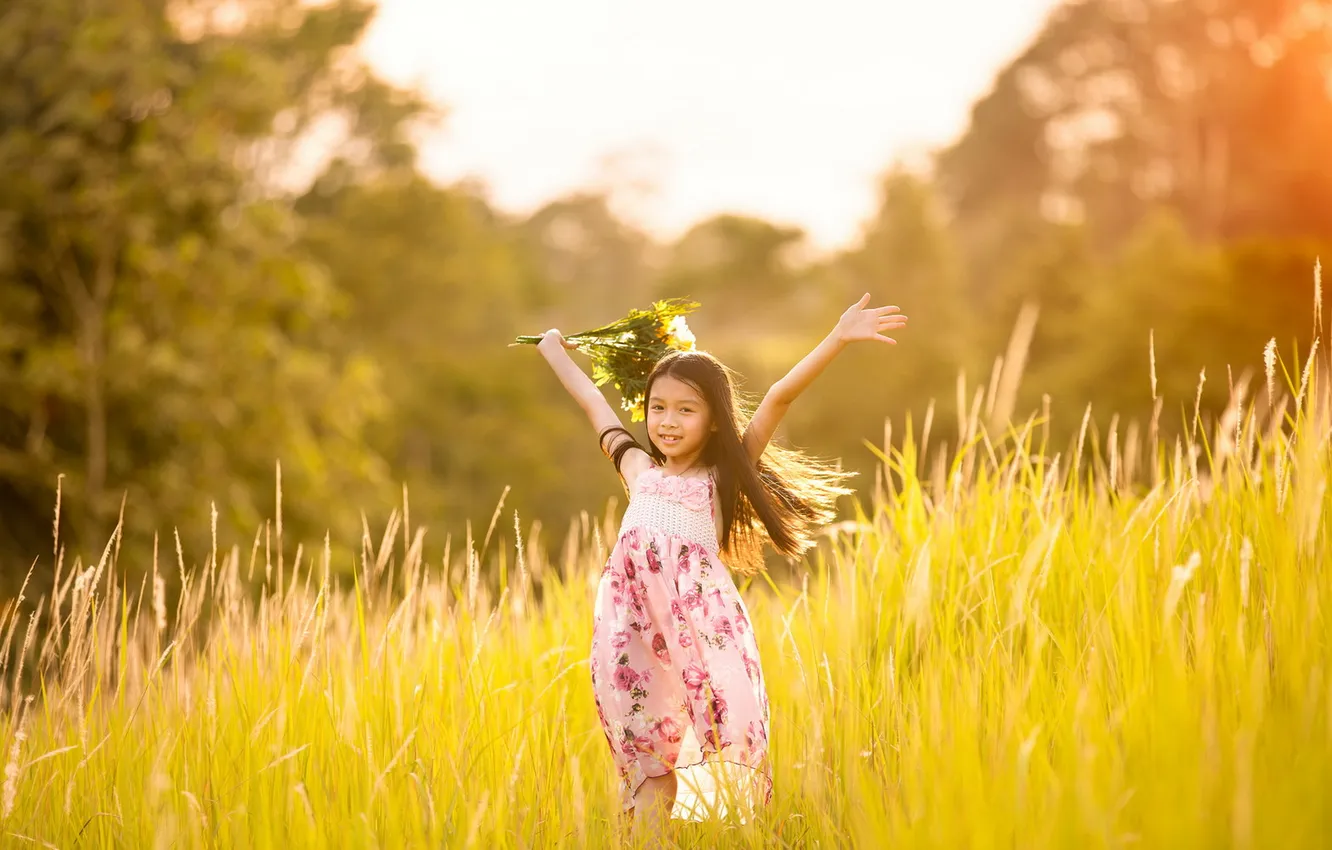 Photo wallpaper summer, mood, girl