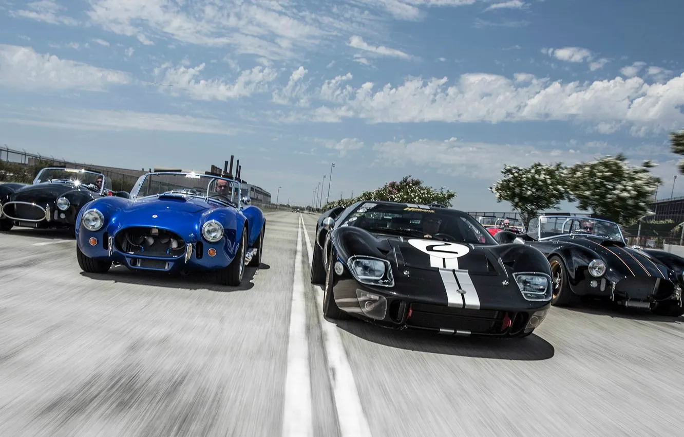 Photo wallpaper Ford, Shelby, and, Cobra, 427, '1965, '2008