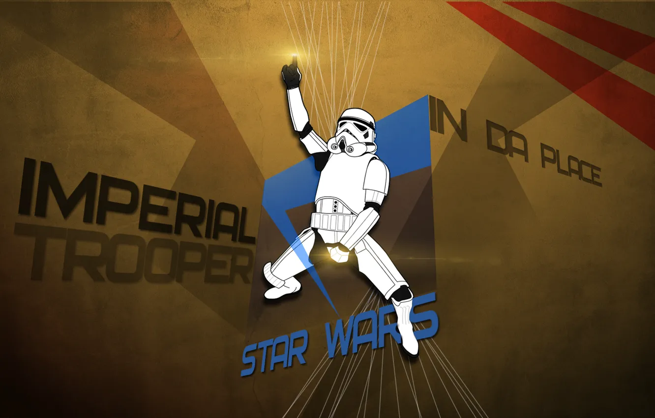 Photo wallpaper Star Wars, dance, Imperial Trooper