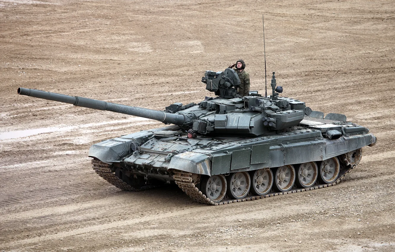 Photo wallpaper Armor, Tank, T-72