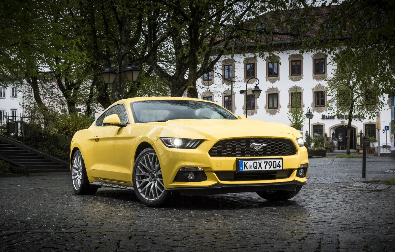 Photo wallpaper coupe, Mustang, Ford, Mustang, Ford, 2015, EU-spec