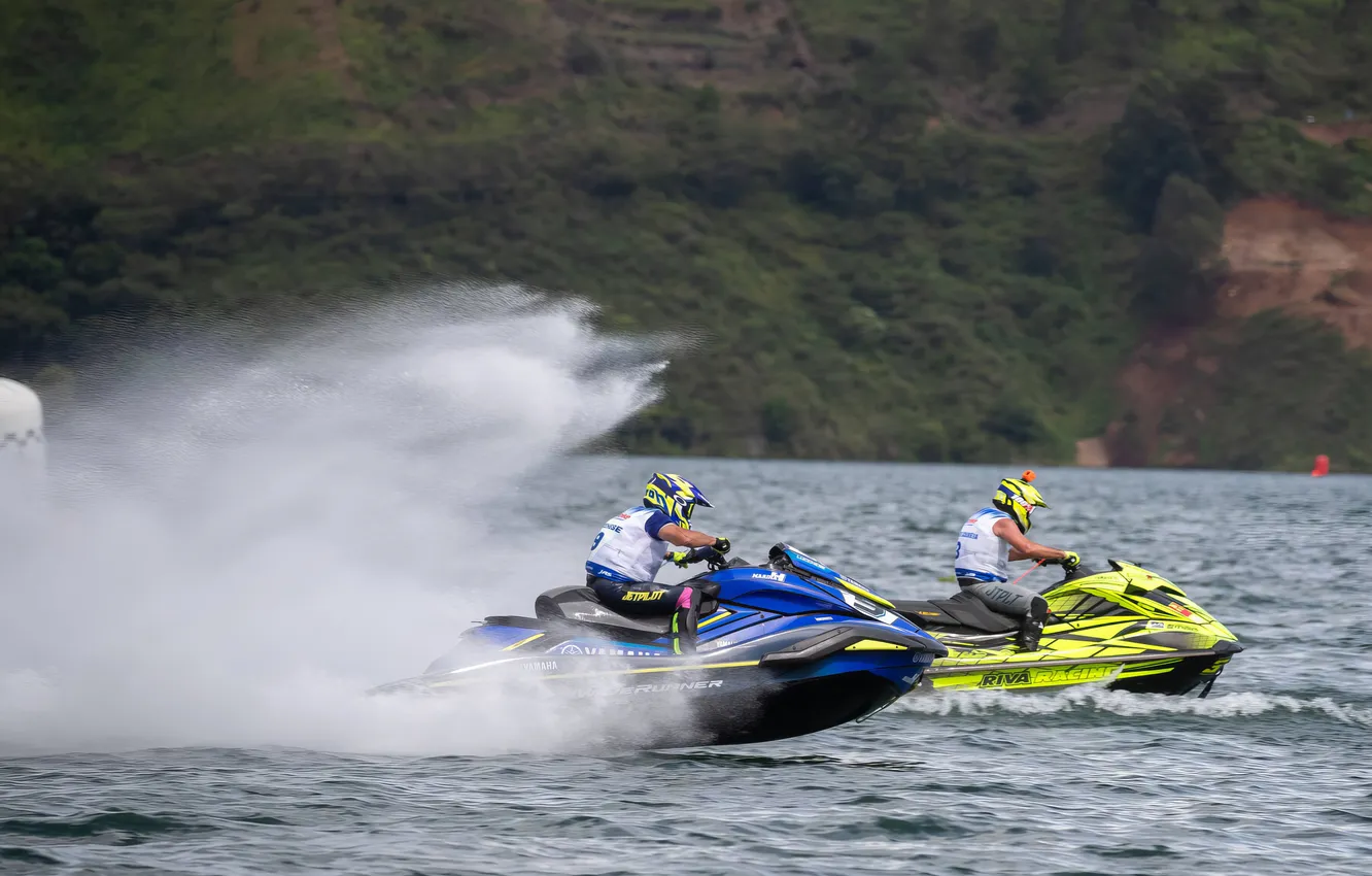 Photo wallpaper race, boat, speed