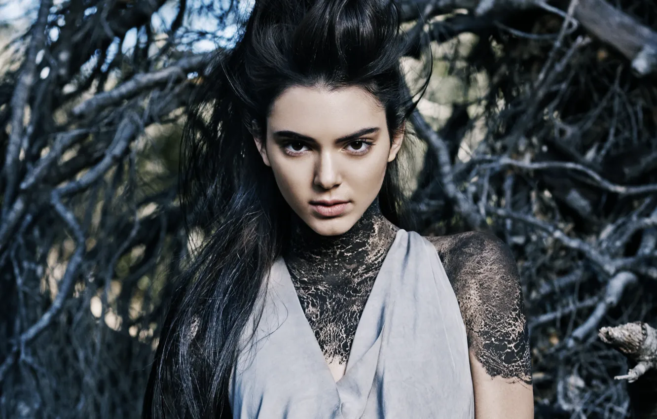 Photo wallpaper look, model, Kendall Jenner