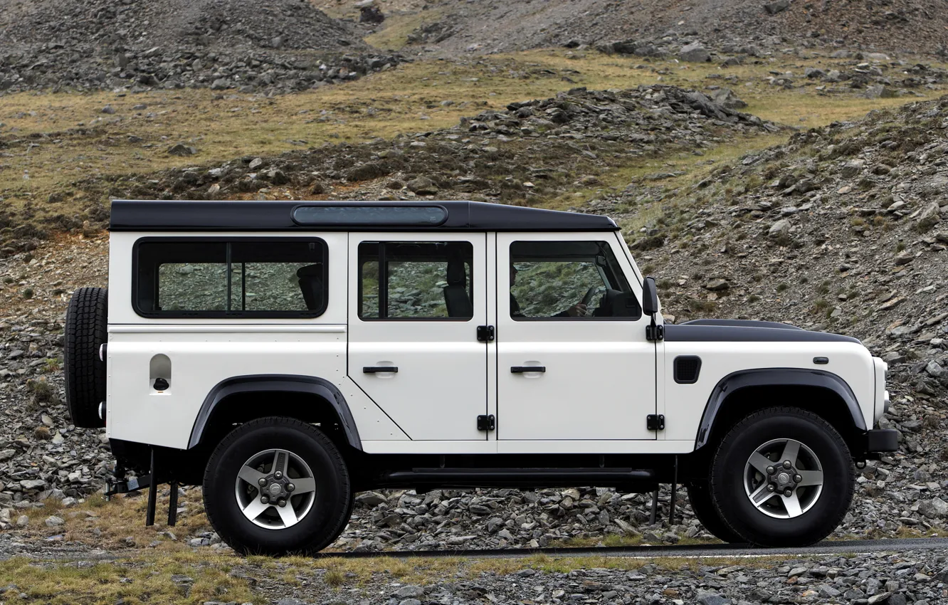 Photo wallpaper Land Rover, side view, 2009, Defender, Limited Edition