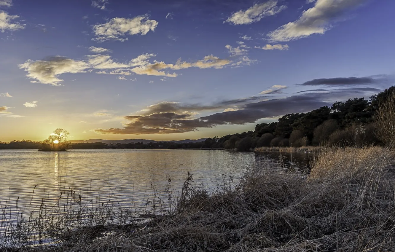 Photo wallpaper the sky, landscape, nature