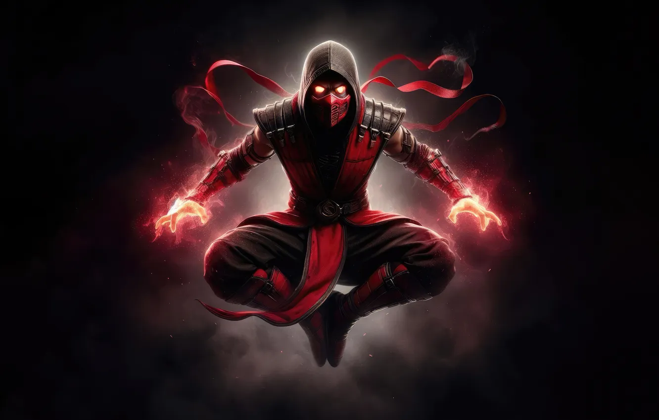 Photo wallpaper Sub-Zero, Kombat, Mortal