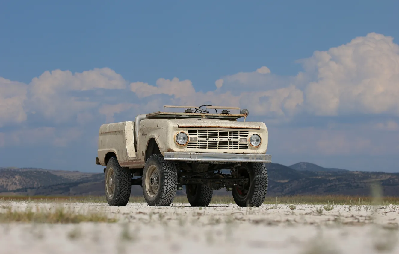 Photo wallpaper tuning, Ford, 1966, 2018, Bronco, frame, ICON Bronco Derelict Roadster