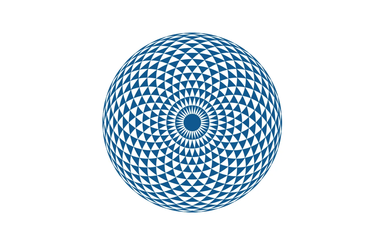 Photo wallpaper eye, mandala, geometric shapes