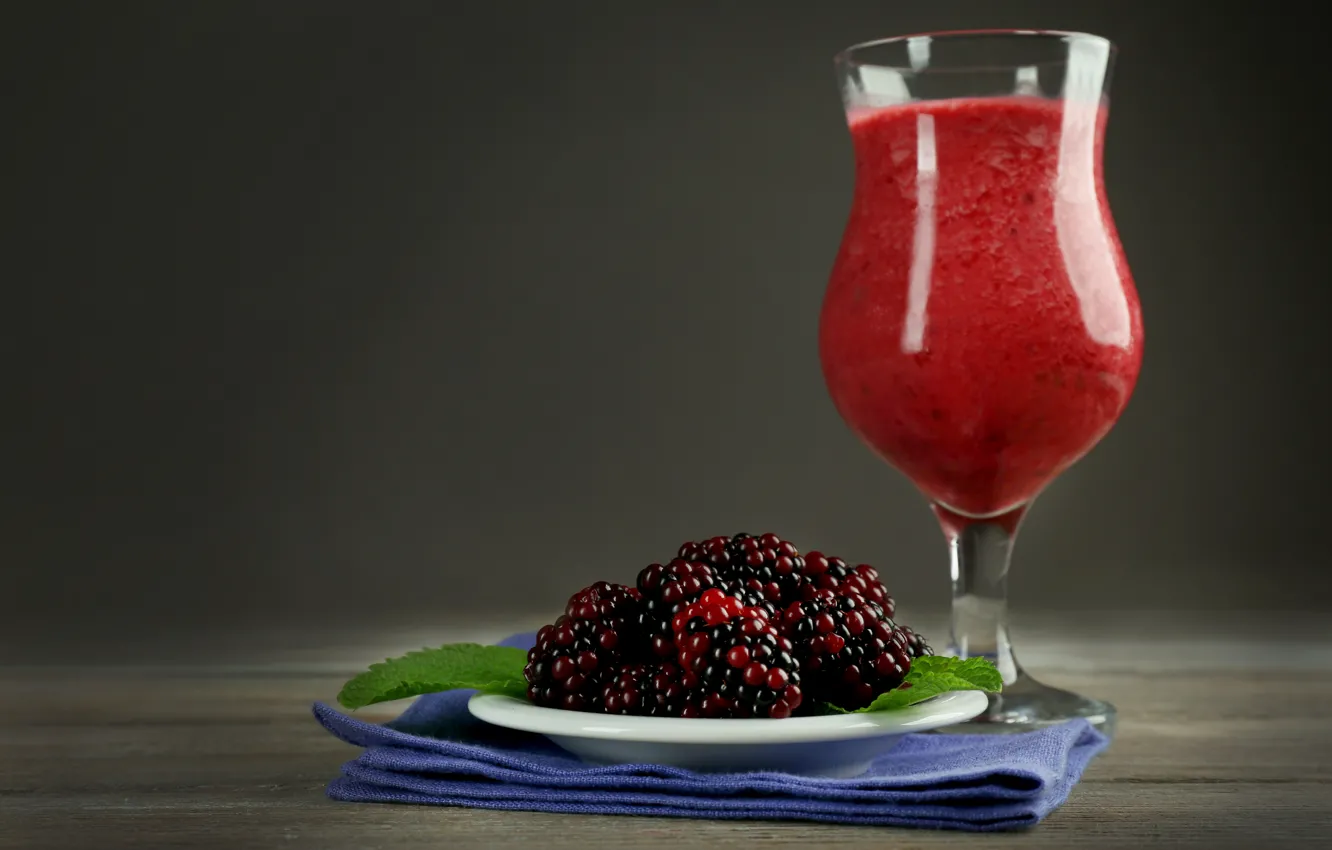 Photo wallpaper glass, Breakfast, juice, drink, BlackBerry