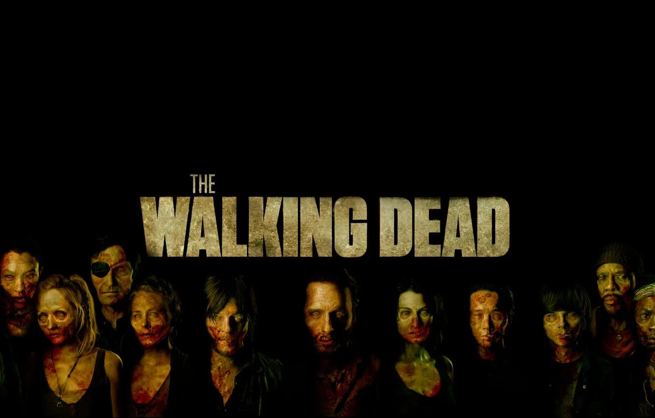 Photo wallpaper art, horror, The Walking Dead, Walking