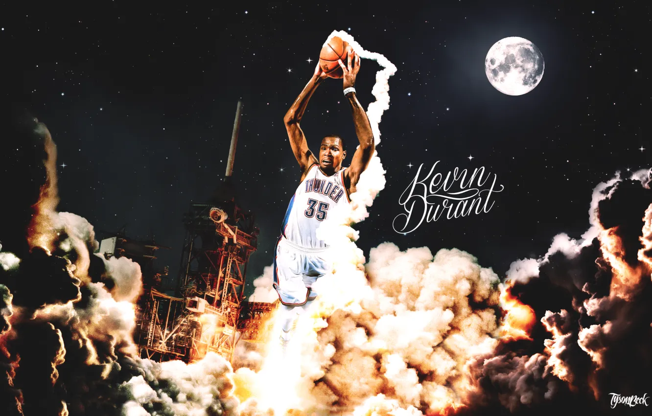 Photo wallpaper sport, Basketball, NBA, Thunder, Oklahoma City, Kevin Durant, Thunder, Kevin Durant