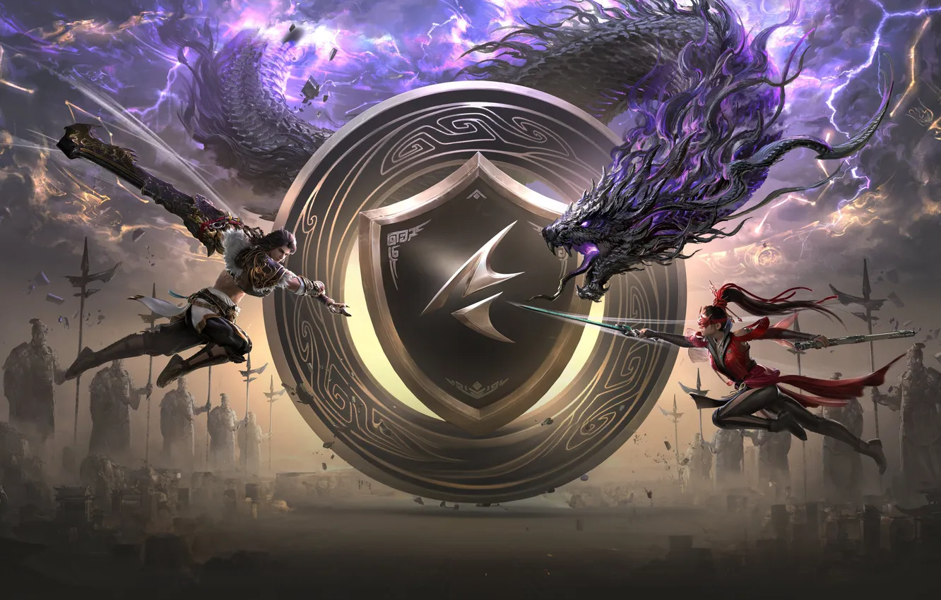 Photo wallpaper soul, dragon, Awaken, Bladepoint, Naraka