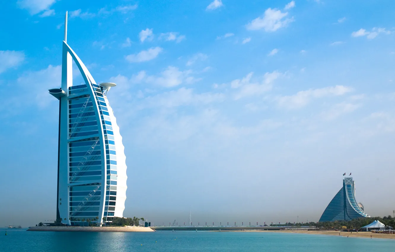 Photo wallpaper Burj al Arab, Dubai, the hotel, Dubai, UAE, Burj Al Arab