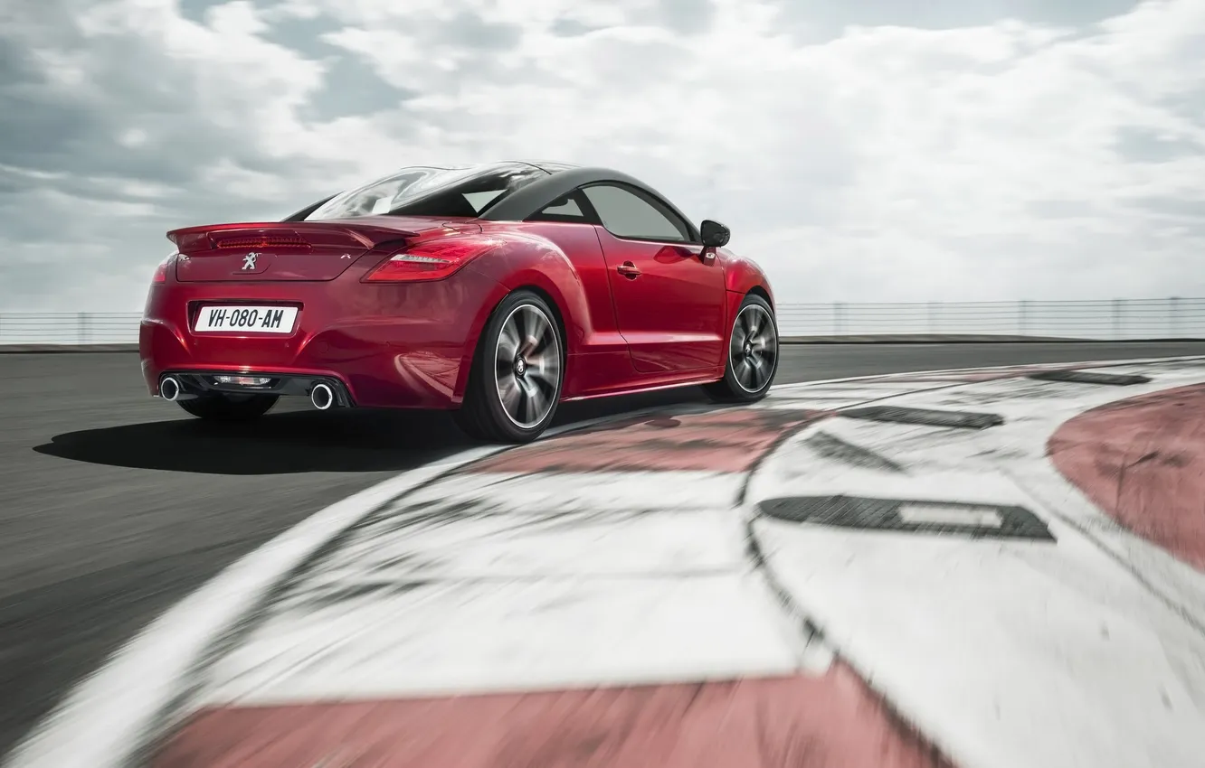 Photo wallpaper auto, track, peugeot rcz, mashita