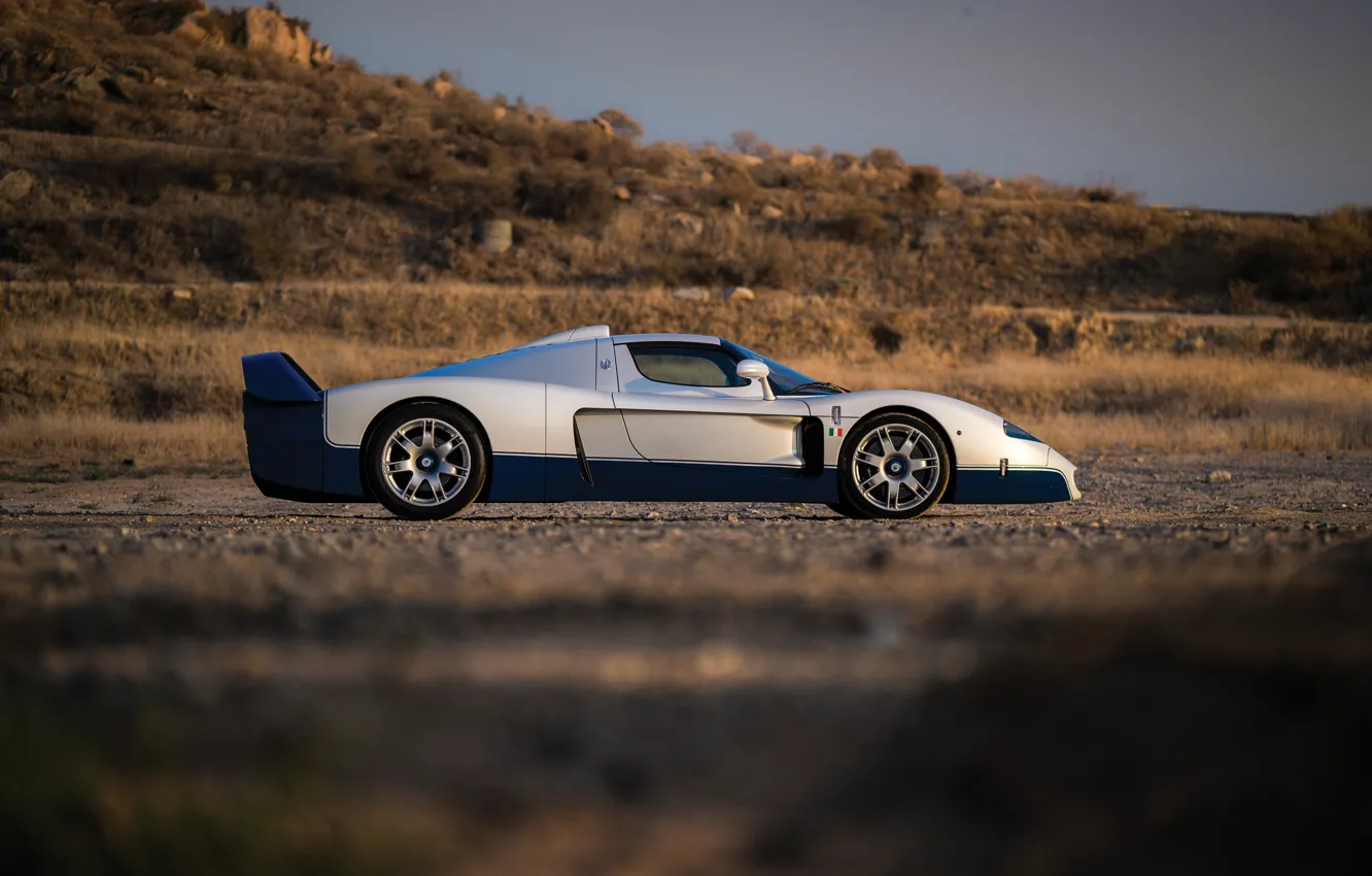 Photo wallpaper Maserati, supercar, side view, Maserati, MC12, Maserati MC12